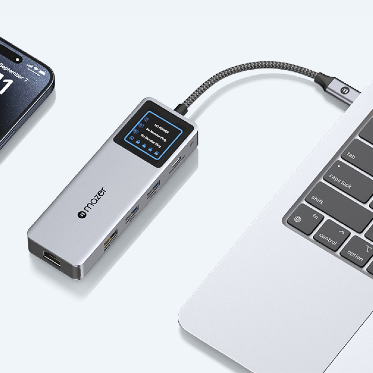 InfiniteHub Ai USB C Hub 5-In-1 with Smart Display