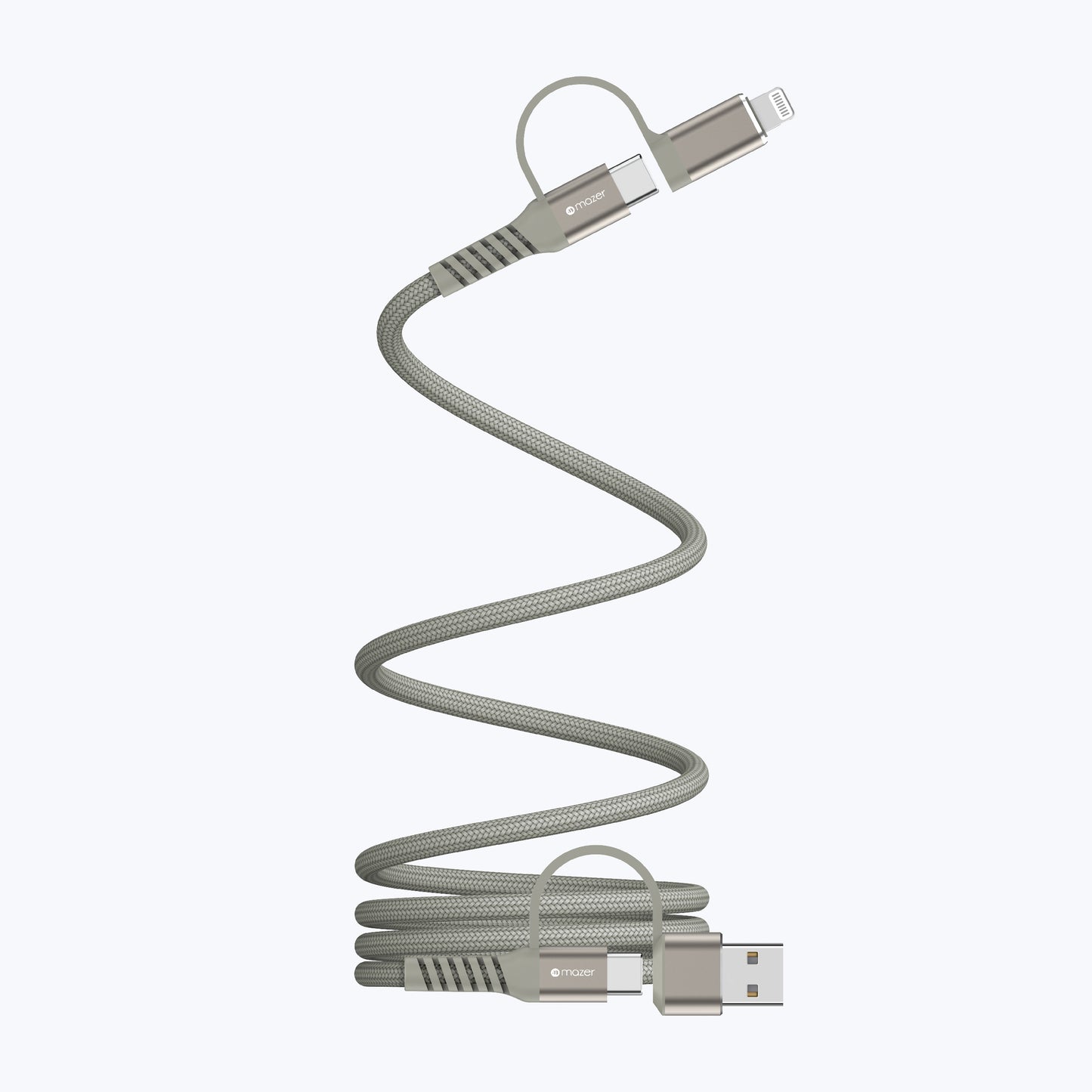 InfiniteLink COBRA Q Magnetic Organizer 4-in-1 Fast Charging Cable 60W (Braided)