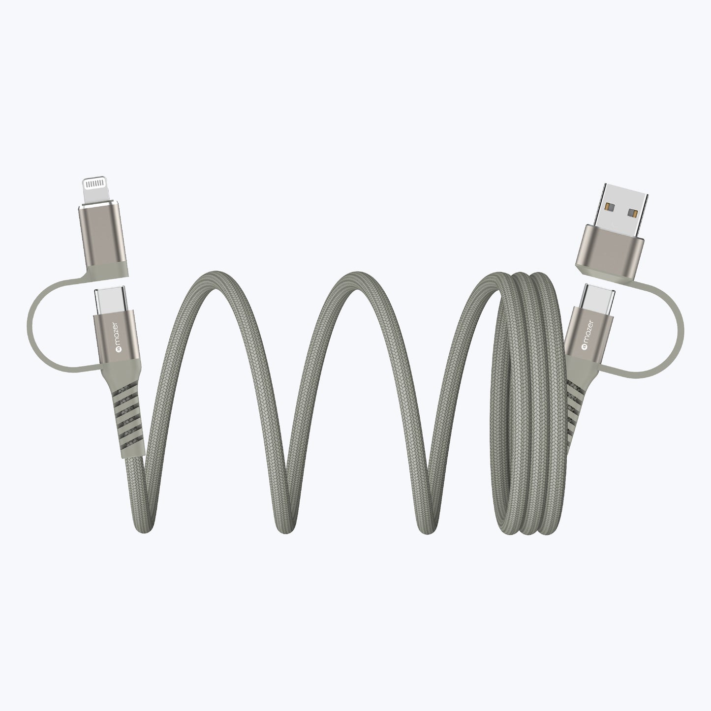 InfiniteLink COBRA Q Magnetic Organizer 4-in-1 Fast Charging Cable 60W (Braided)