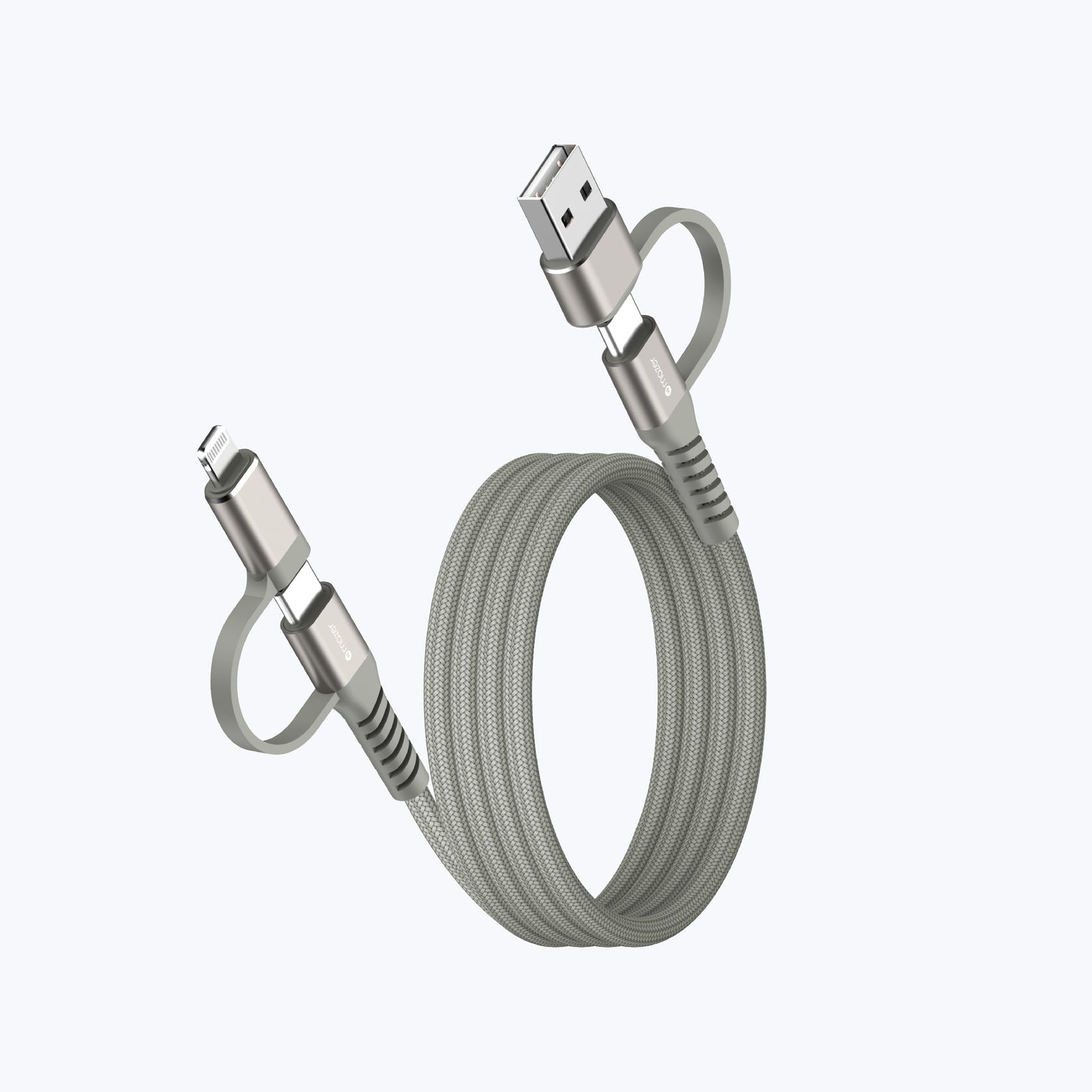 InfiniteLink COBRA Q Magnetic Organizer 4-in-1 Fast Charging Cable 60W (Braided)