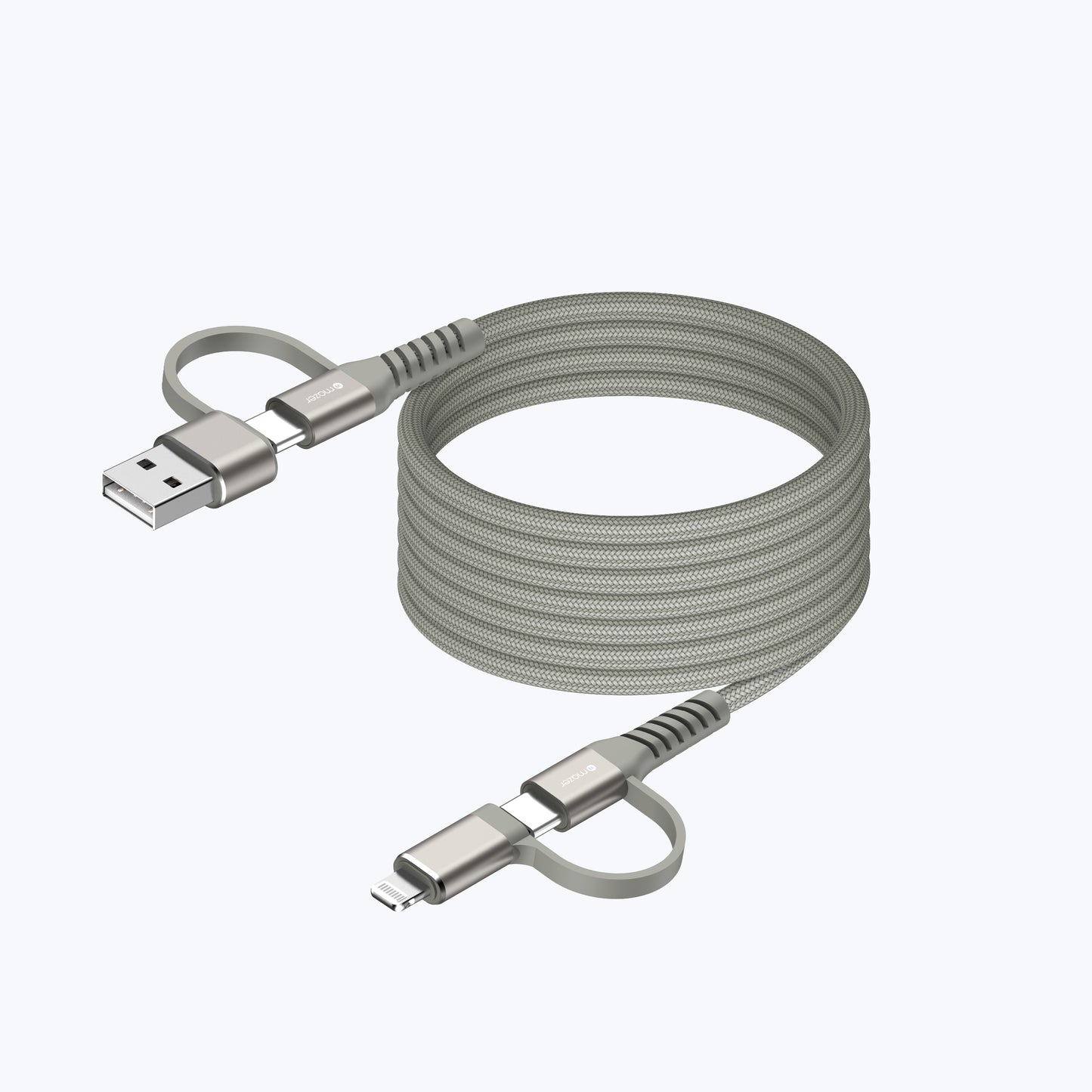 InfiniteLink COBRA Q Magnetic Organizer 4-in-1 Fast Charging Cable 60W (Braided)