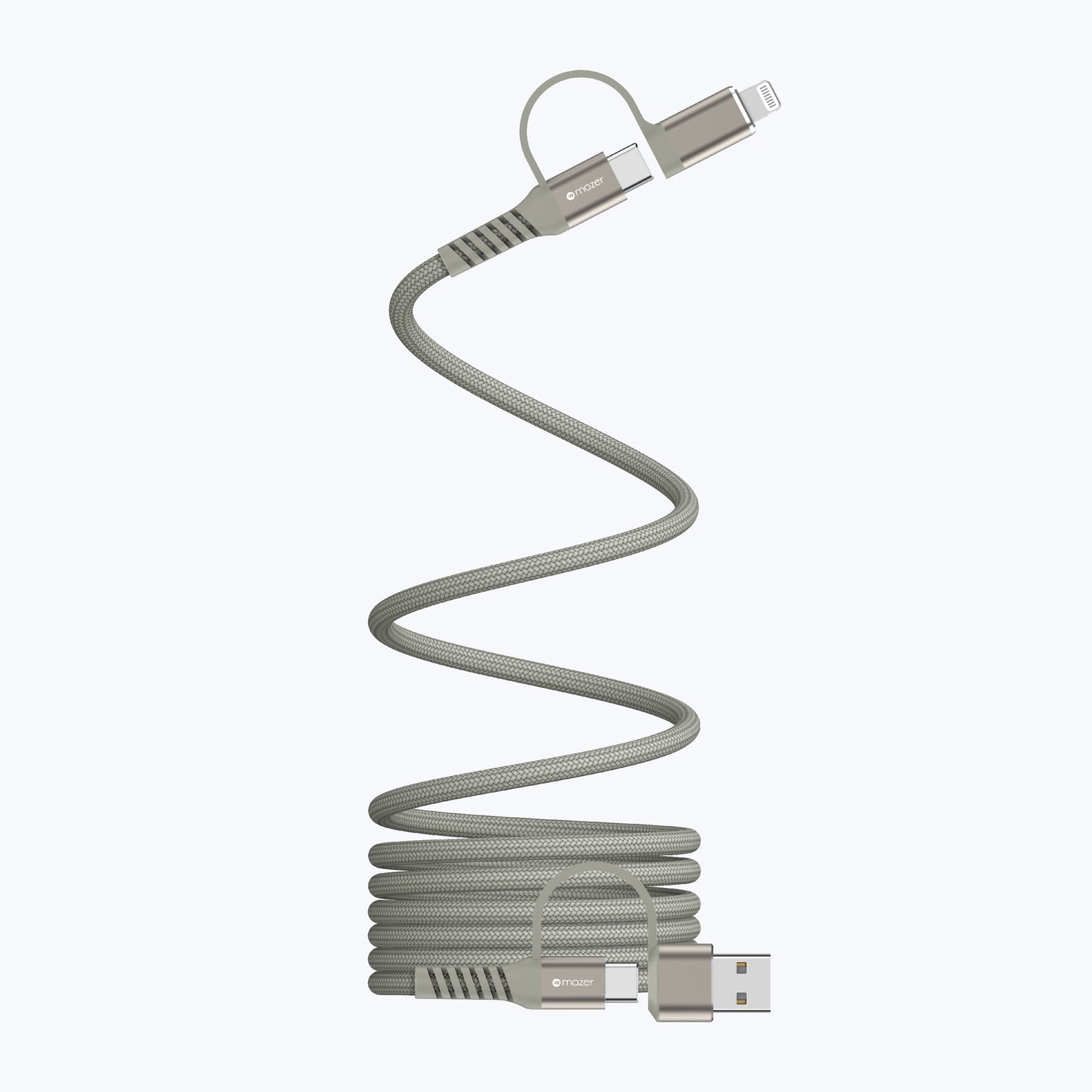 InfiniteLink COBRA Q Magnetic Organizer 4-in-1 Fast Charging Cable 60W (Braided)