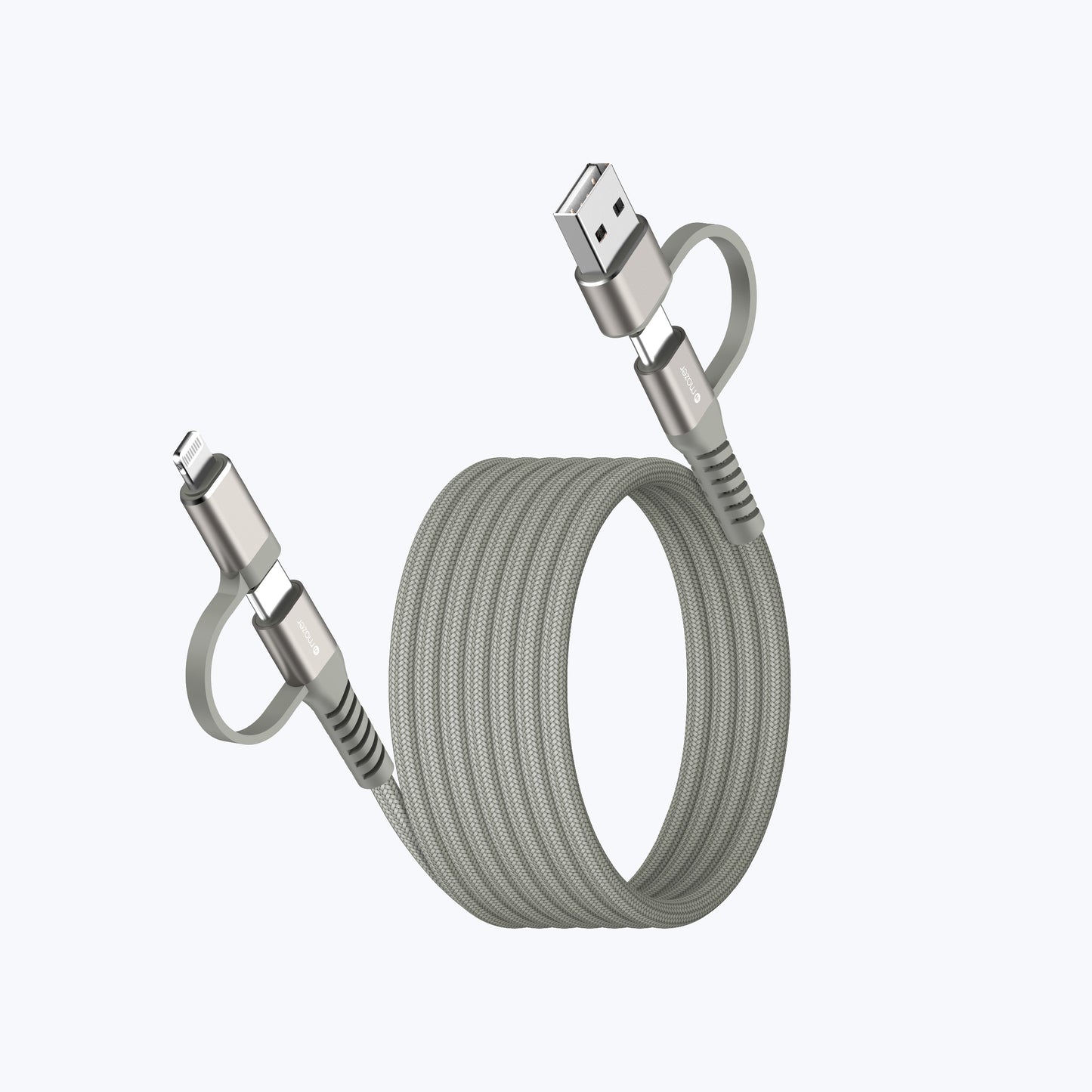 InfiniteLink COBRA Q Magnetic Organizer 4-in-1 Fast Charging Cable 60W (Braided)