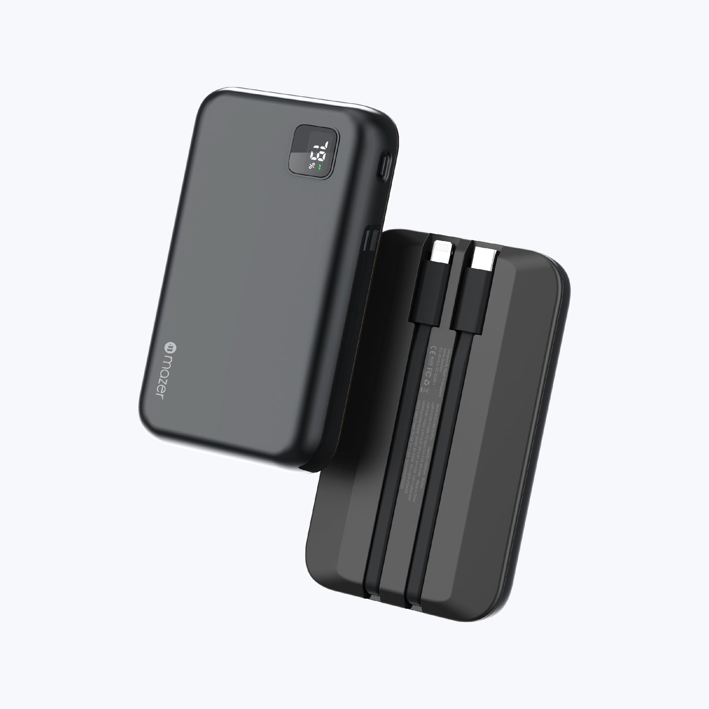 PowerCharge Link 10,000mAh (Built-in Lightning + USB C Cables) Power Bank