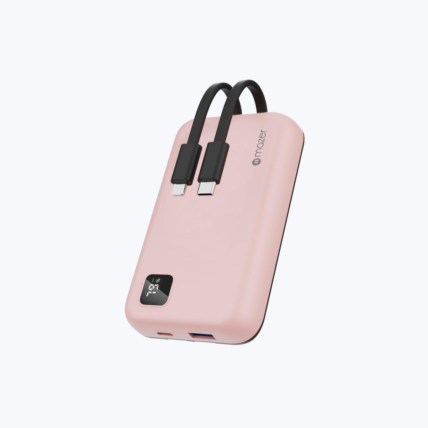 PowerCharge Link 10,000mAh (Built-in Lightning + USB C Cables) Power Bank