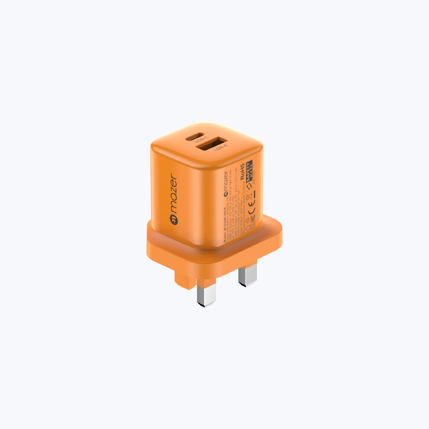 PrestigeGaN V6 35W GaN Wall Charger - UK (2 Ports)