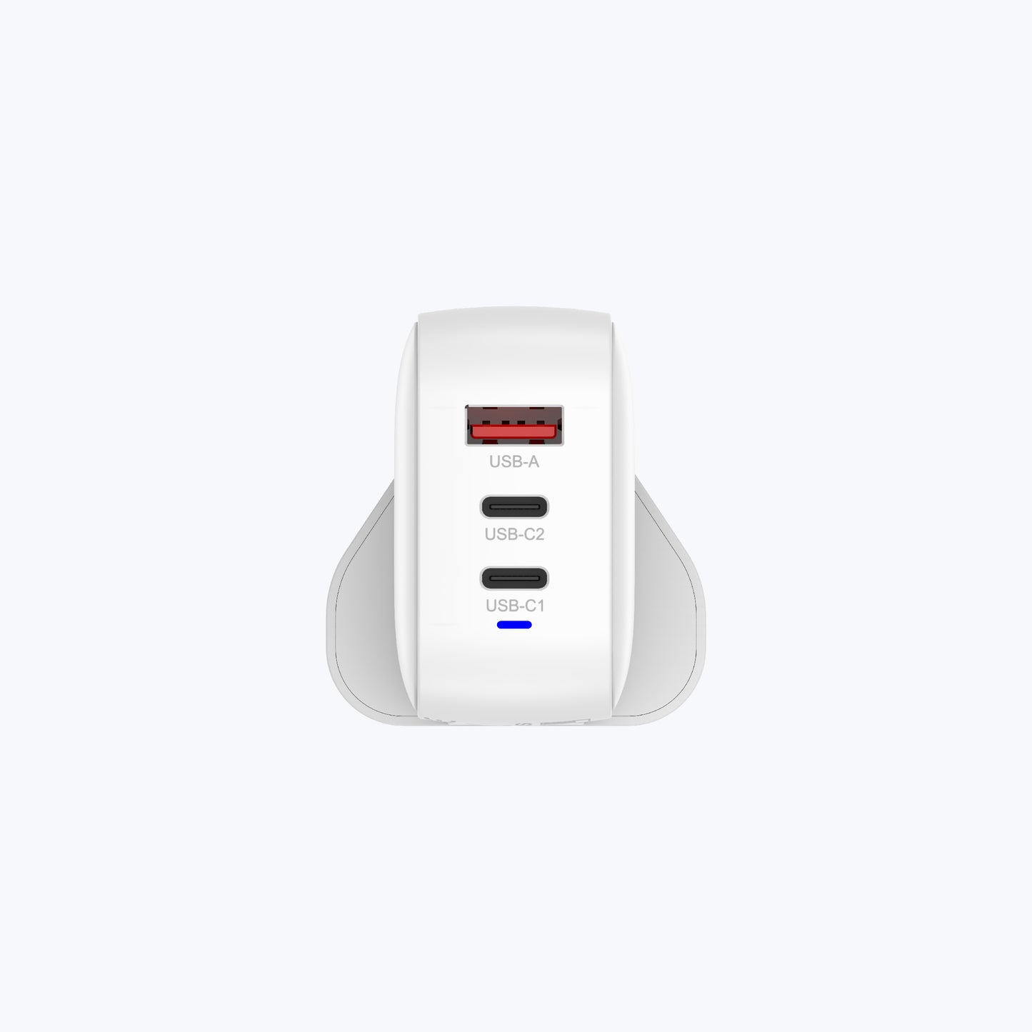 GaNPrestige V5 70W GaN Wall Charger with Travel Pins (3 Ports)