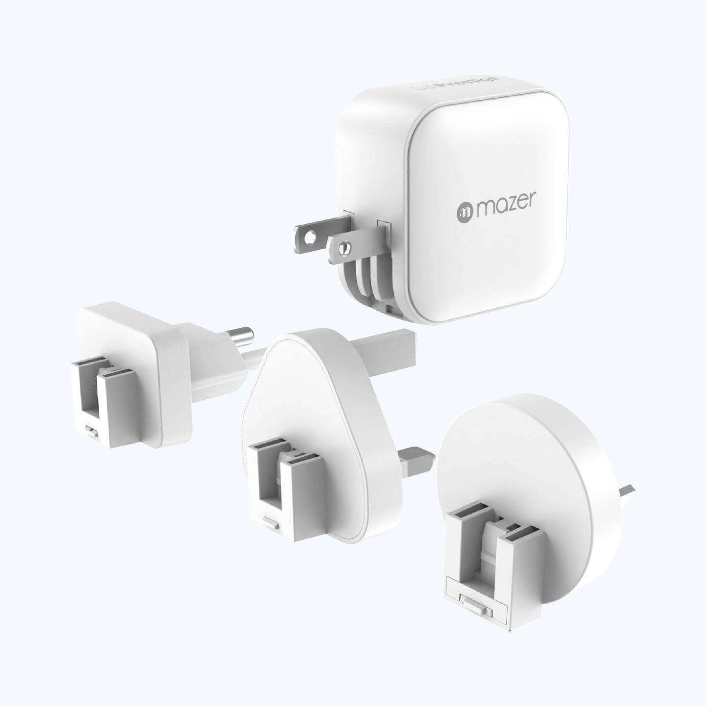 GaNPrestige V5 70W GaN Wall Charger with Travel Pins (3 Ports)