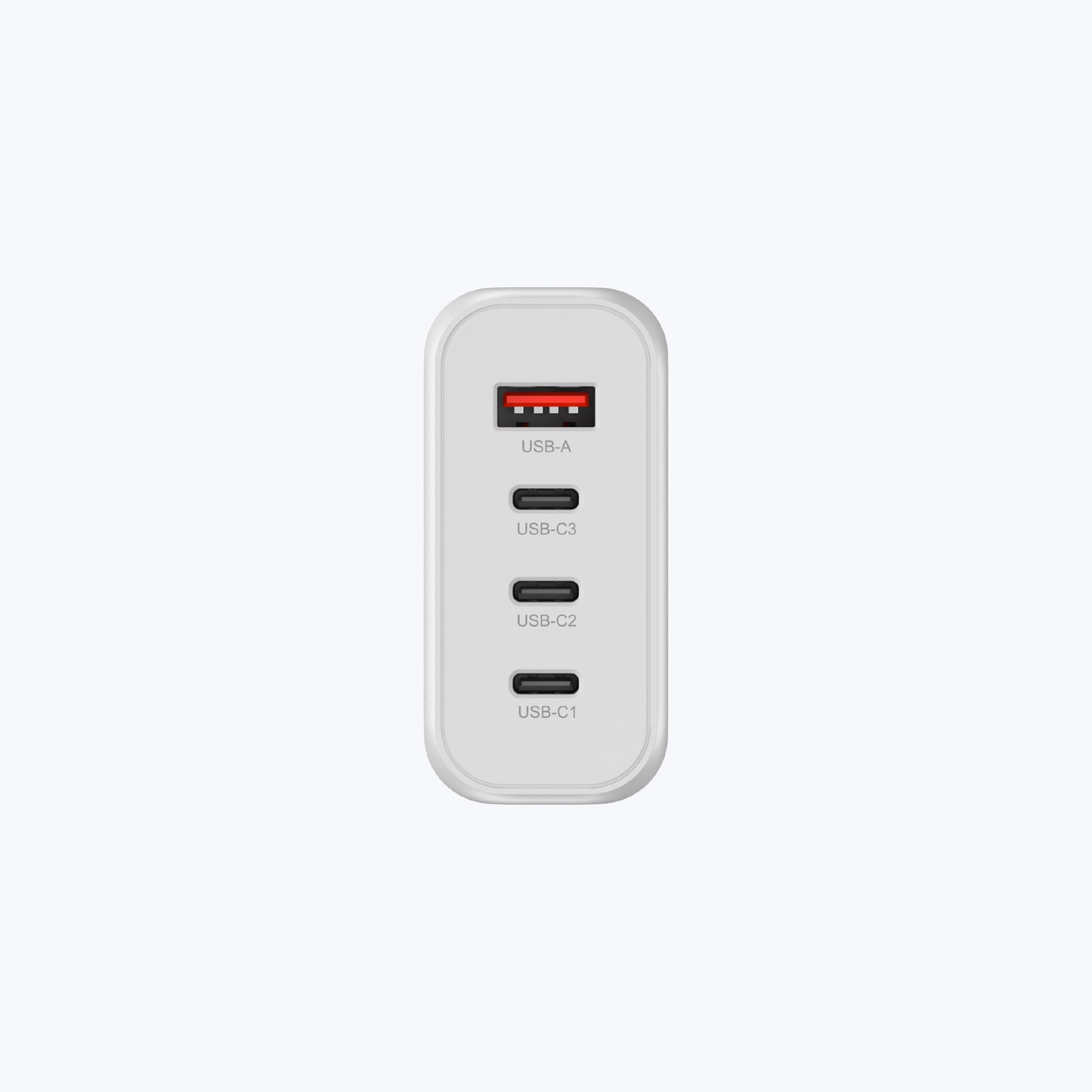 GaNPrestige 140W Gan Wall Charger With Travel Pins (4 Ports)
