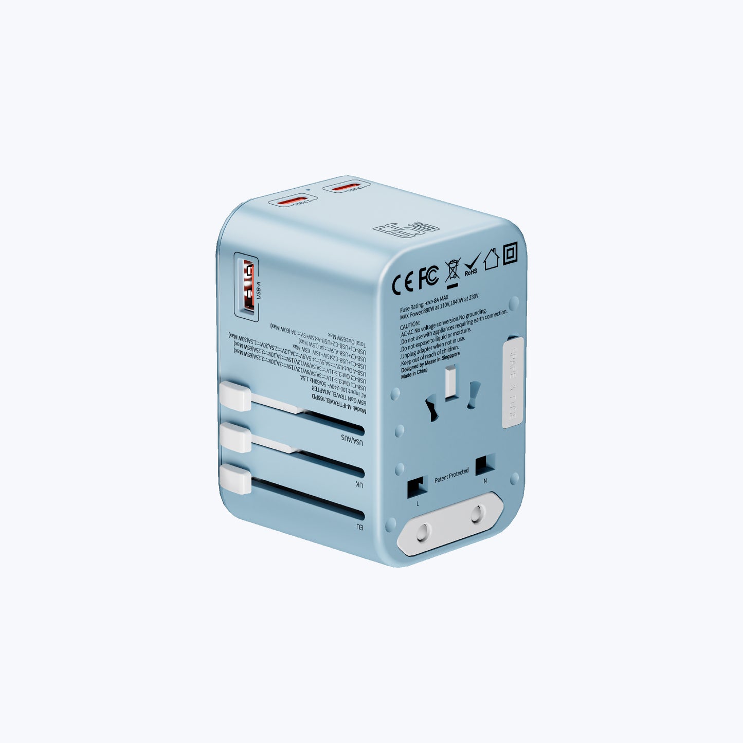 Infinite Travel 65W Gan Universal Travel Charger