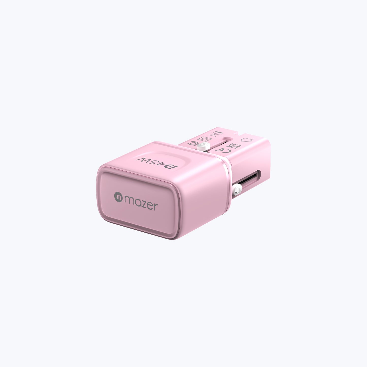 InfiniteTravel Pocket 45W Travel Charger Universal Travel Charger with USB-C Ports