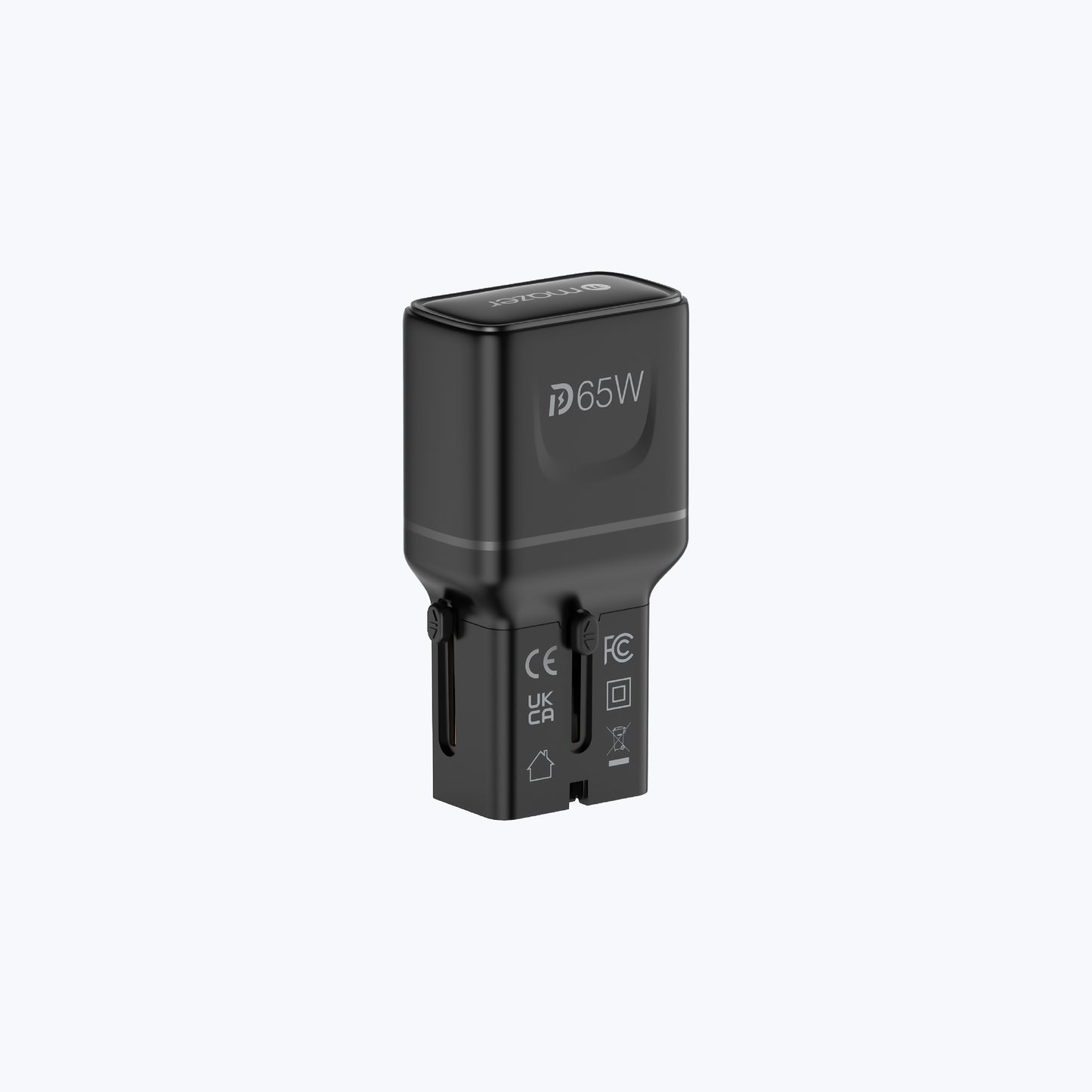 InfiniteTravel Pocket 65W Travel Charger Universal Travel Charger with USB-C Ports