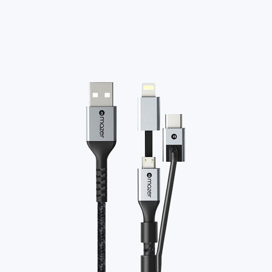 InfiniteLink Pro 3 USB C to Lightning 3-in-1 Cable (Braided)