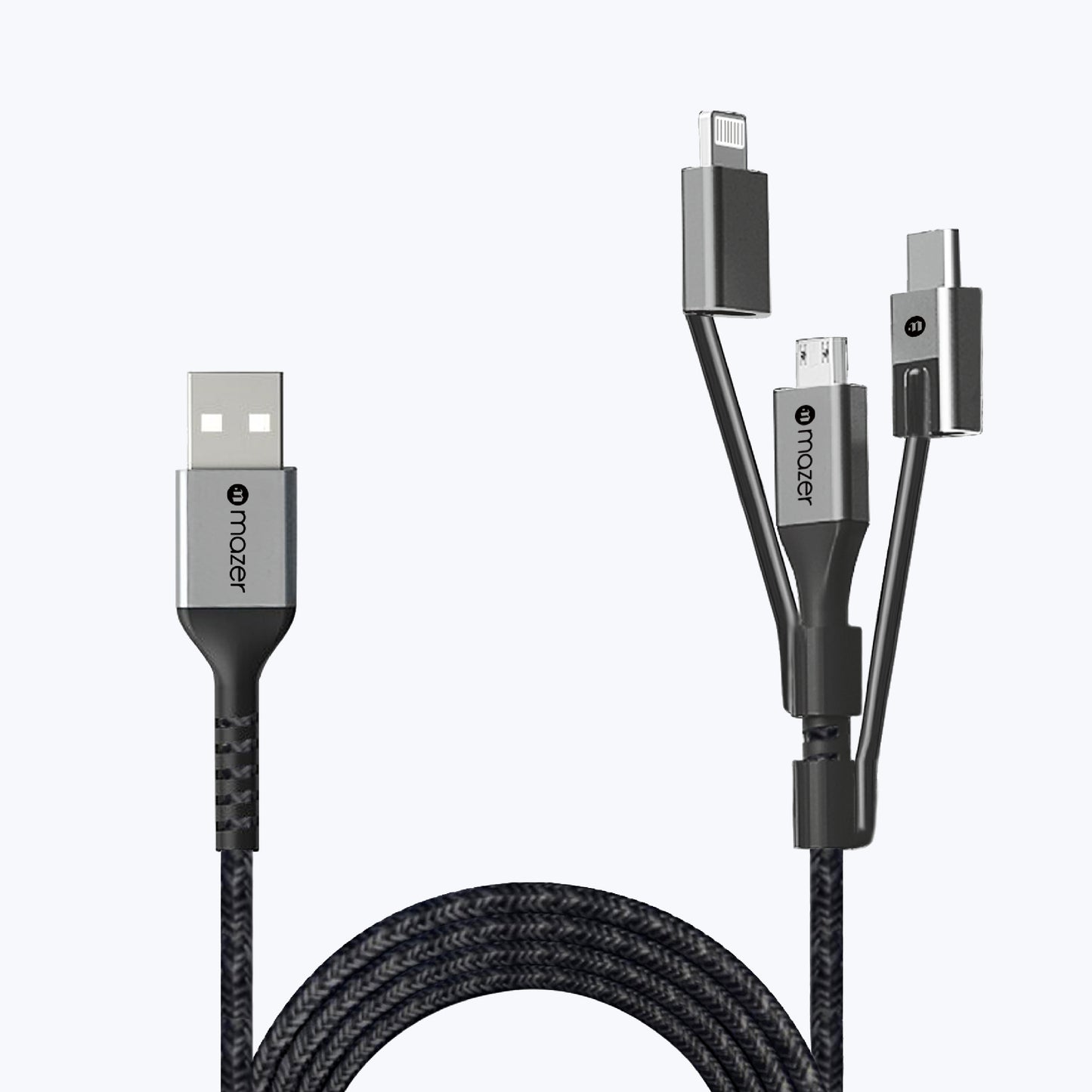 Infinite.Link Pro 3 USB C to Lightning 3-in-1 Cable (Braided)