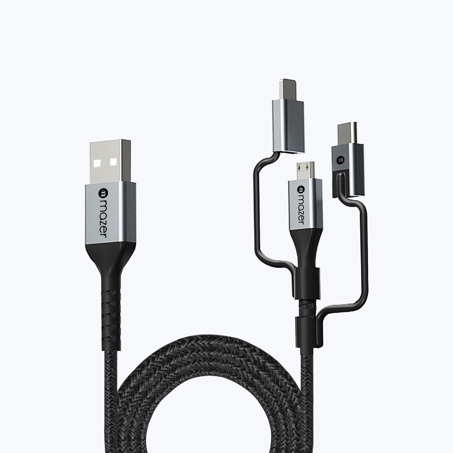 Infinite.Link Pro 3 USB C to Lightning 3-in-1 Cable (Braided)