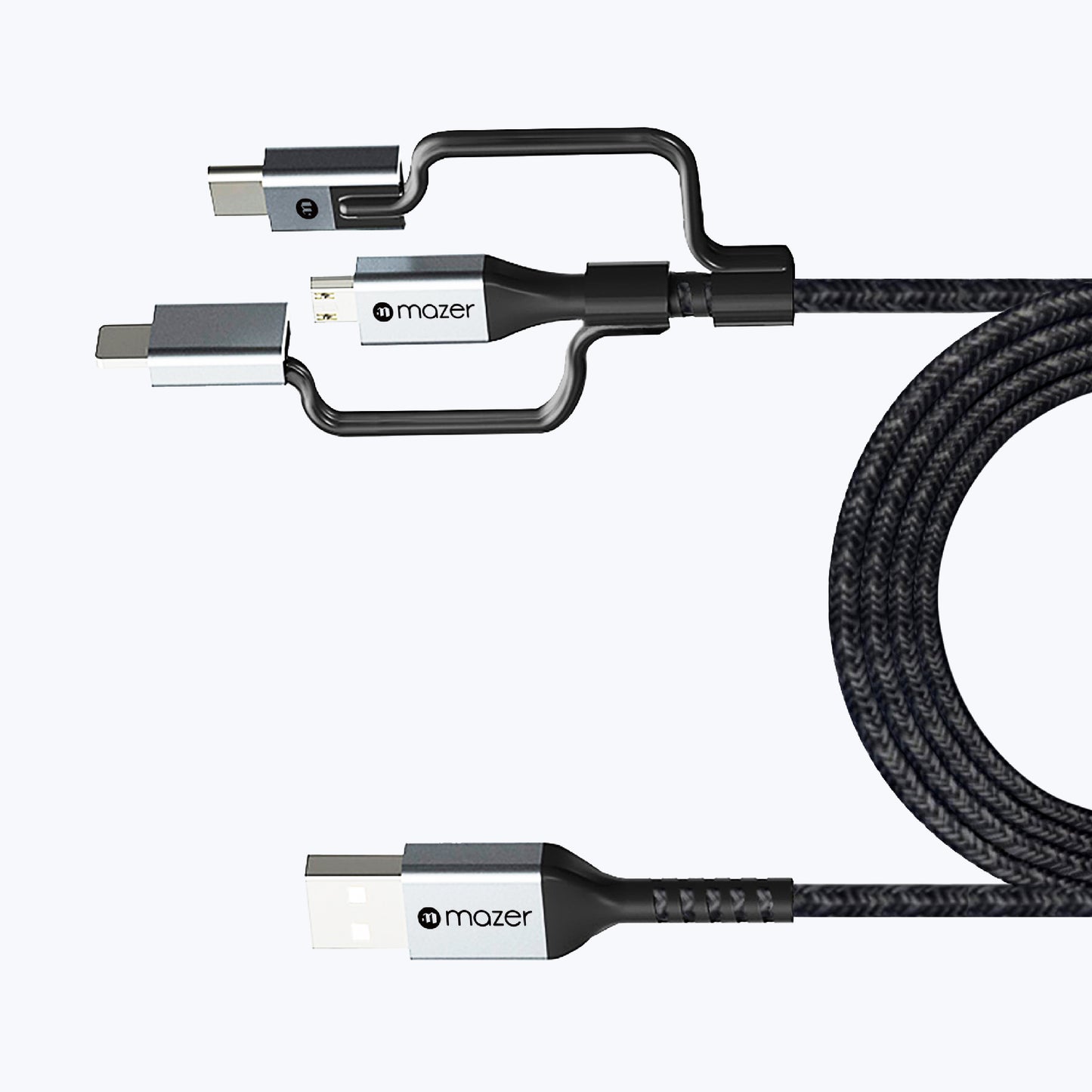 Infinite.Link Pro 3 USB C to Lightning 3-in-1 Cable (Braided)