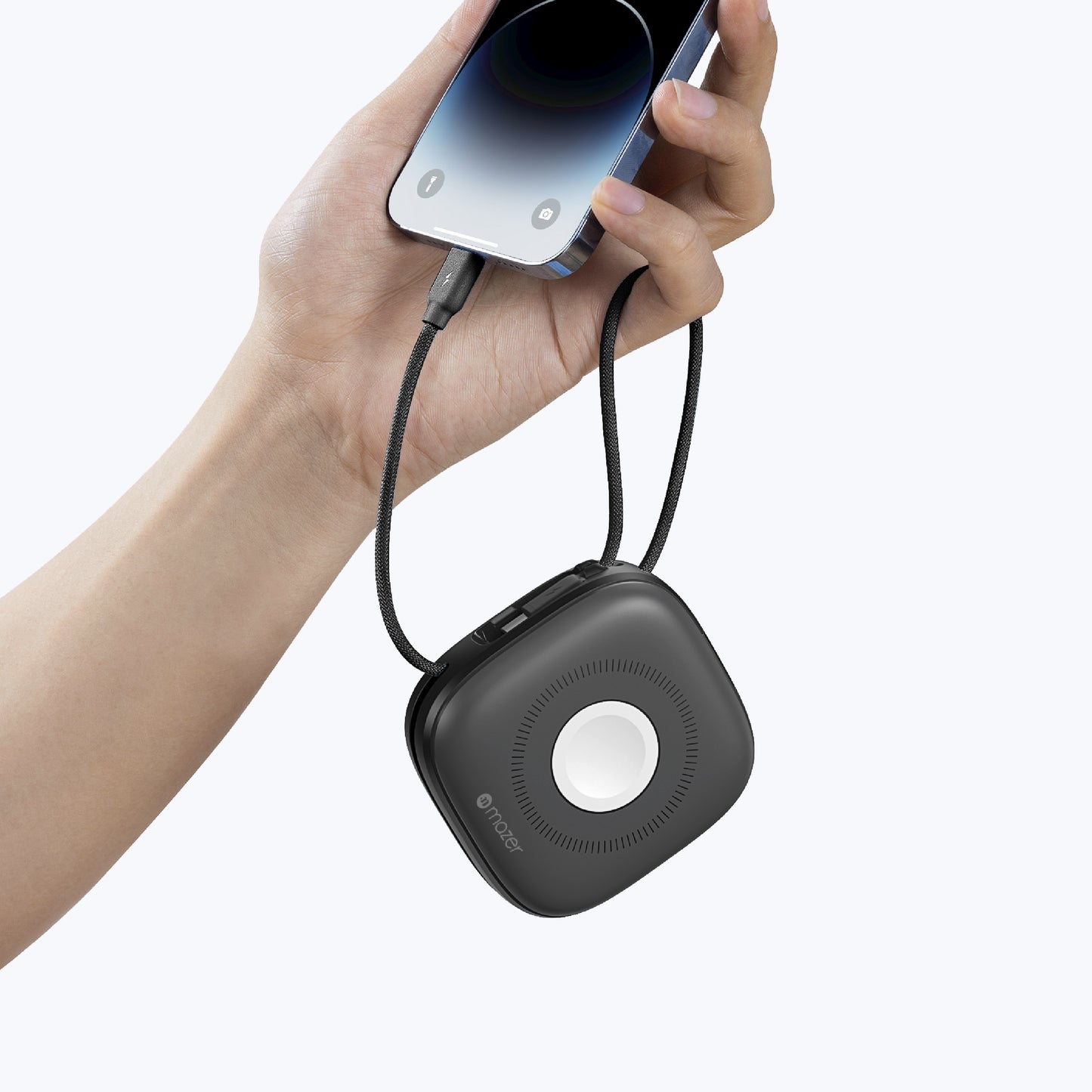 MagLink18i 10,000mAh Magnetic Wireless (Built-in USB-C+Lightning Cables) Apple Watch Charging Power Bank