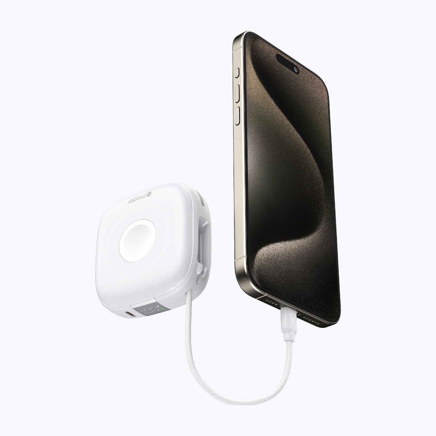 MagLink18i 10,000mAh Magnetic Wireless (Built-in USB-C+Lightning Cables) Apple Watch Charging Power Bank