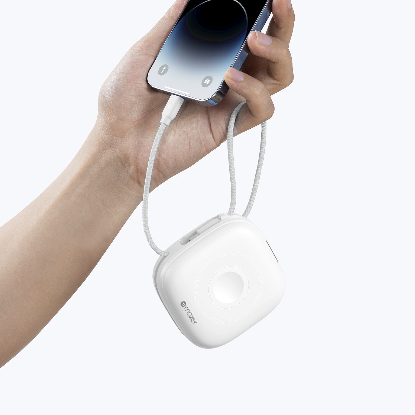 MagLink18i 10,000mAh Magnetic Wireless (Built-in USB-C+Lightning Cables) Apple Watch Charging Power Bank