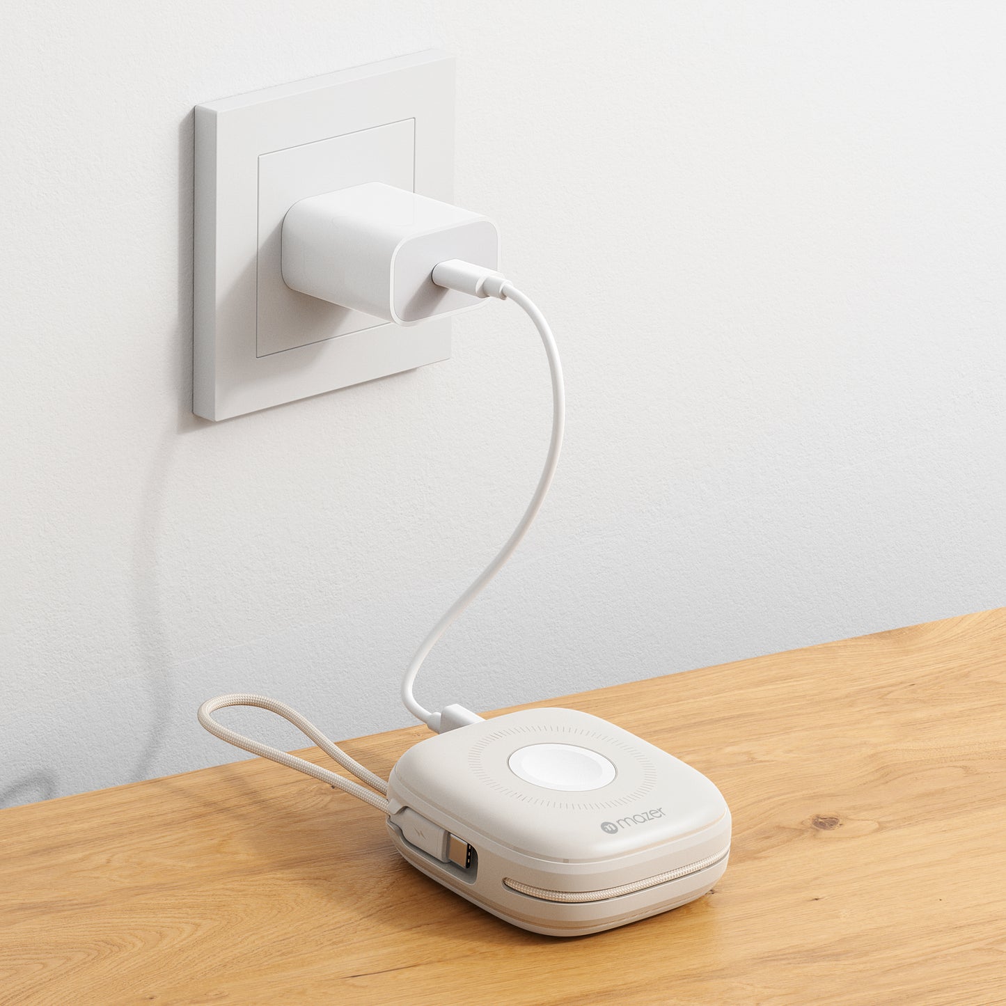 MagLink18i 10,000mAh Magnetic Wireless (Built-in USB-C+Lightning Cables) Apple Watch Charging Power Bank