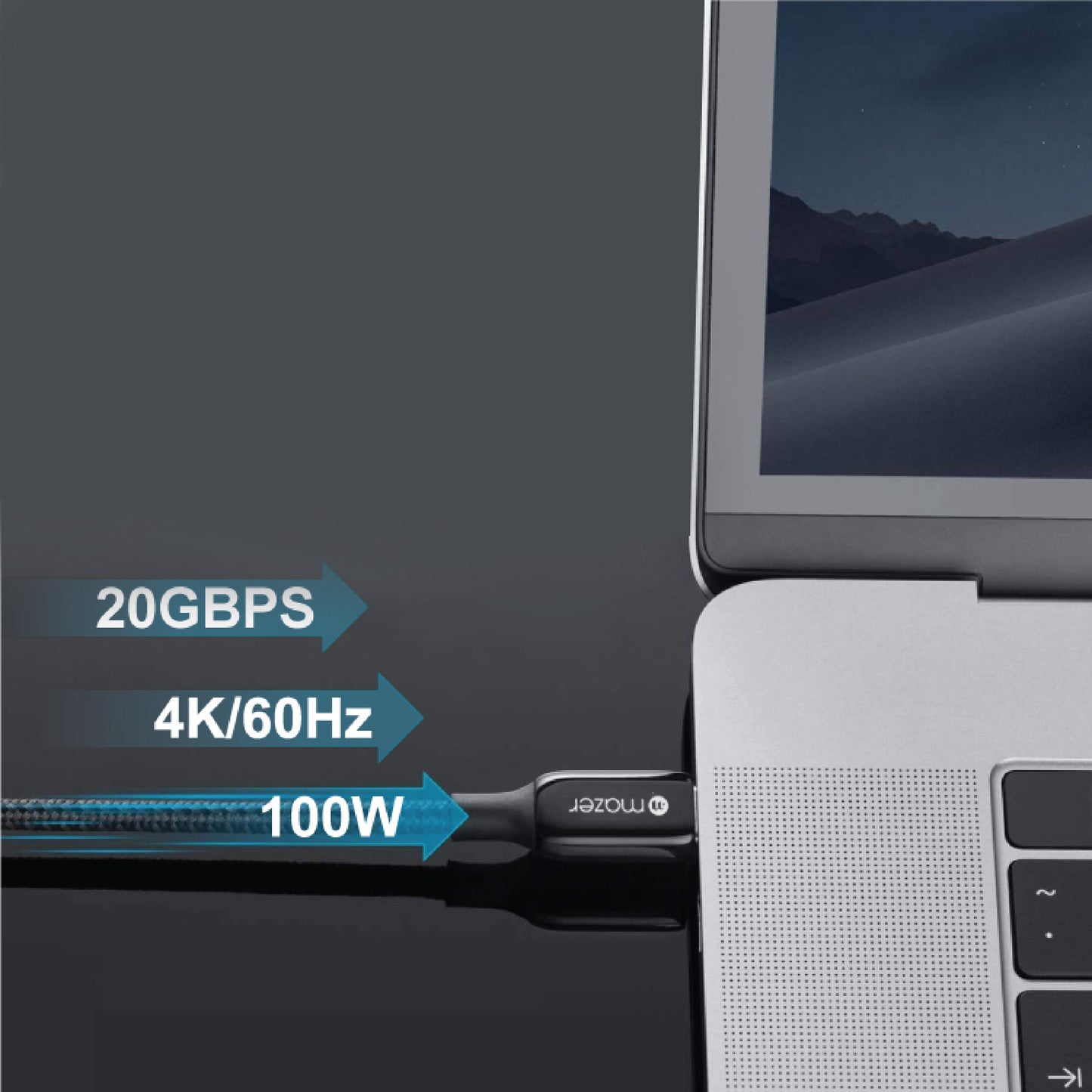 Infinite.Link Pro 3 USB-C 3.1 Cable (Braided)