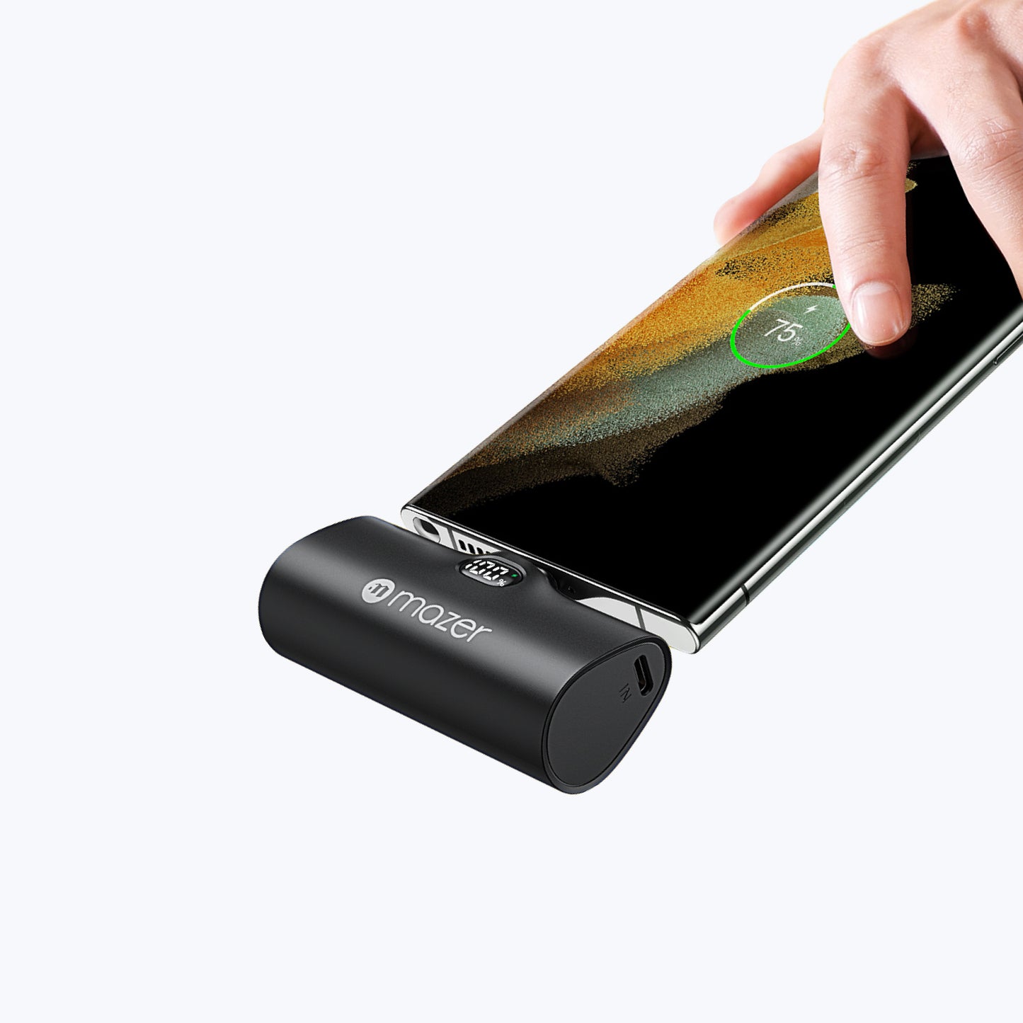 PowerCharge SuperMini 5000mAh PD20W Power Bank (Built-in USB-C Connector)