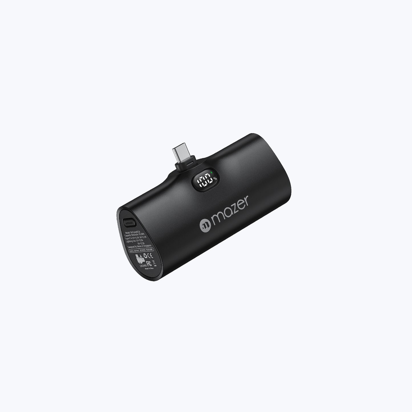 PowerCharge SuperMini 5000mAh PD20W Power Bank (Built-in USB-C Connector)