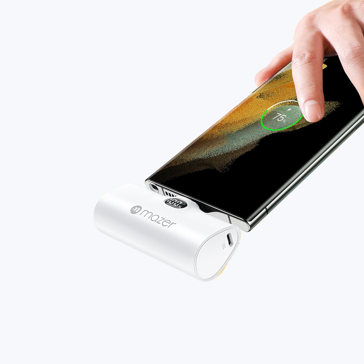 PowerCharge SuperMini 5000mAh PD20W Power Bank (Built-in USB-C Connector)