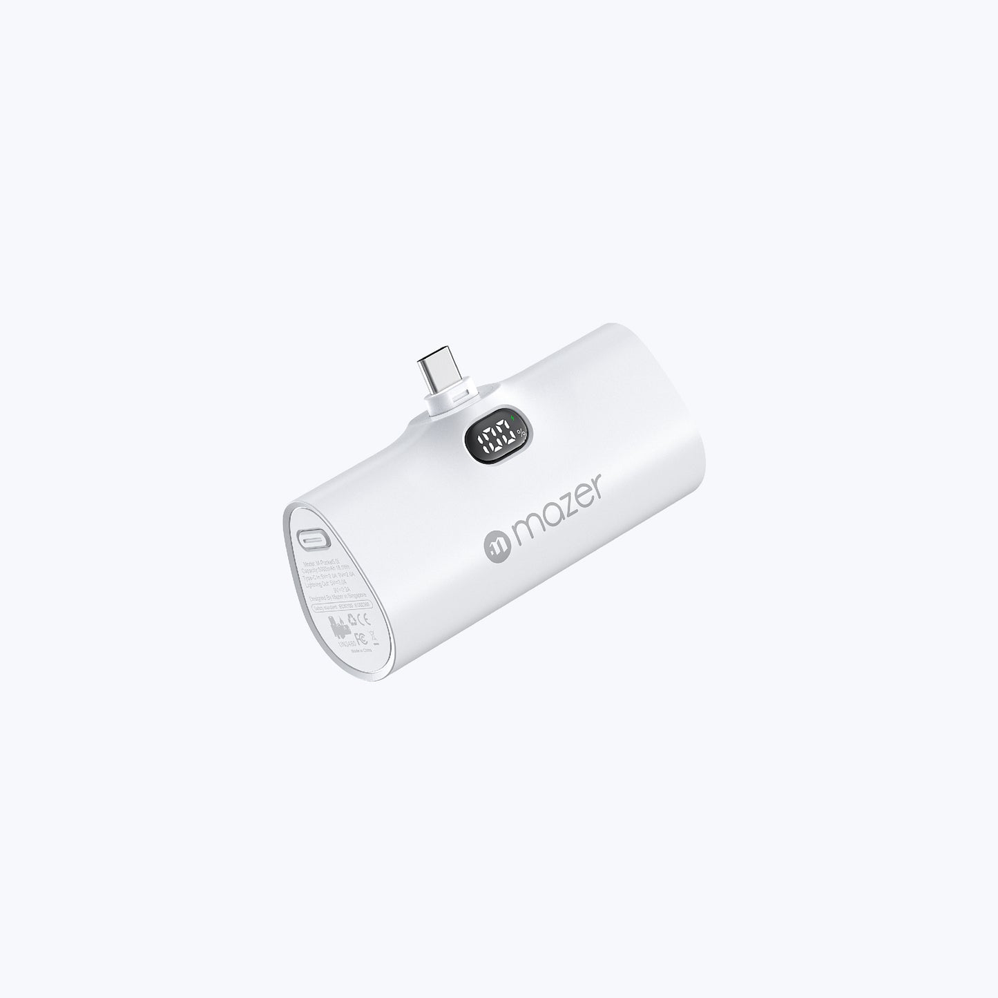 PowerCharge SuperMini 5000mAh PD20W Power Bank (Built-in USB-C Connector)