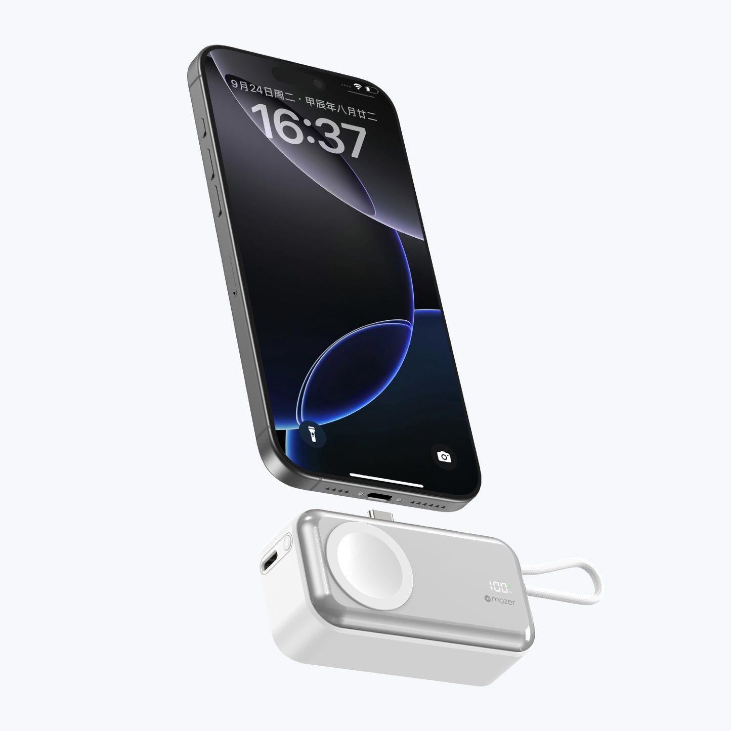 PowerCharge Pocket2 5000mAh PD20W Power Bank (Built-in USB C Connector)