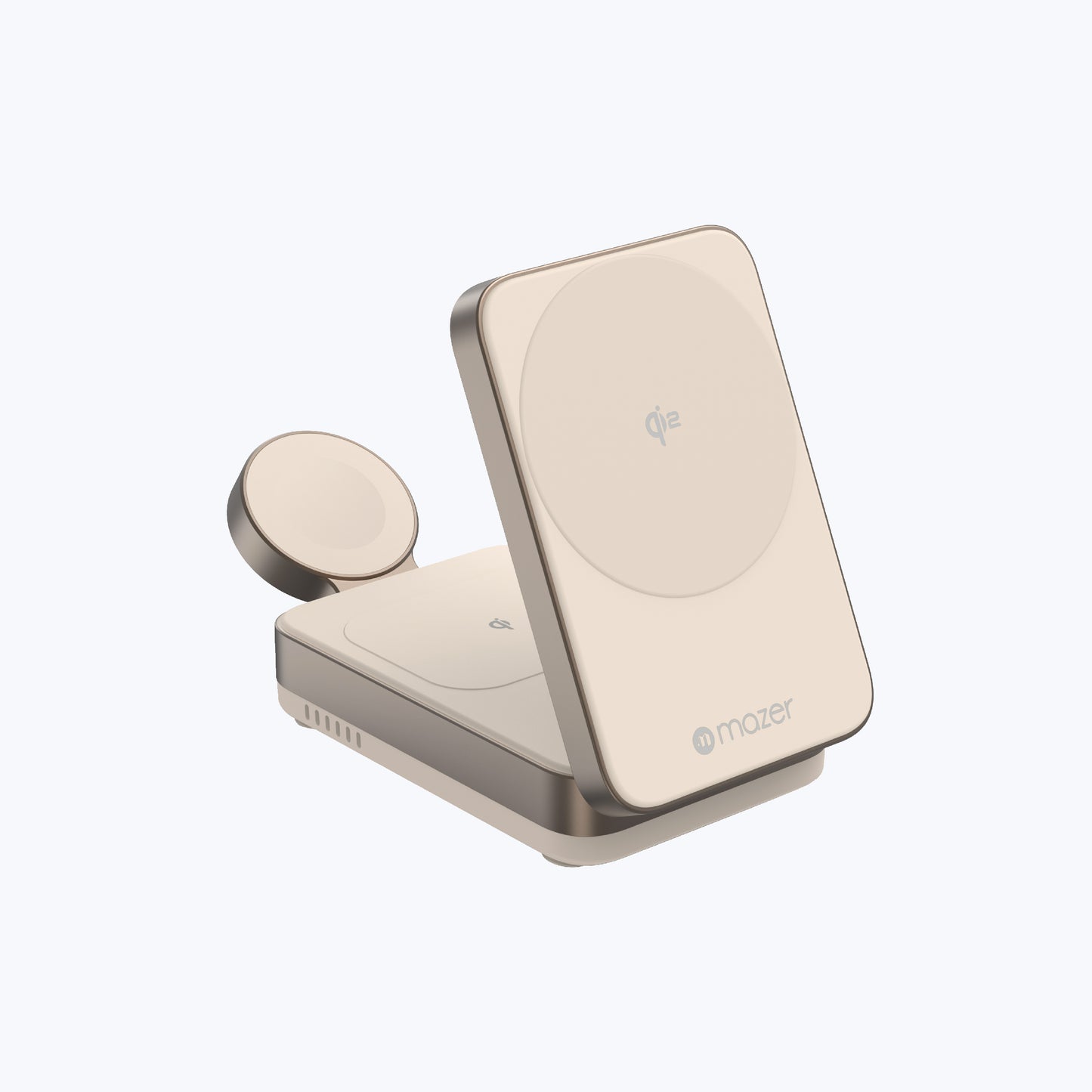 MagFold Trio Qi2 Certified 15W Foldable 3-in-1 Wireless Charger