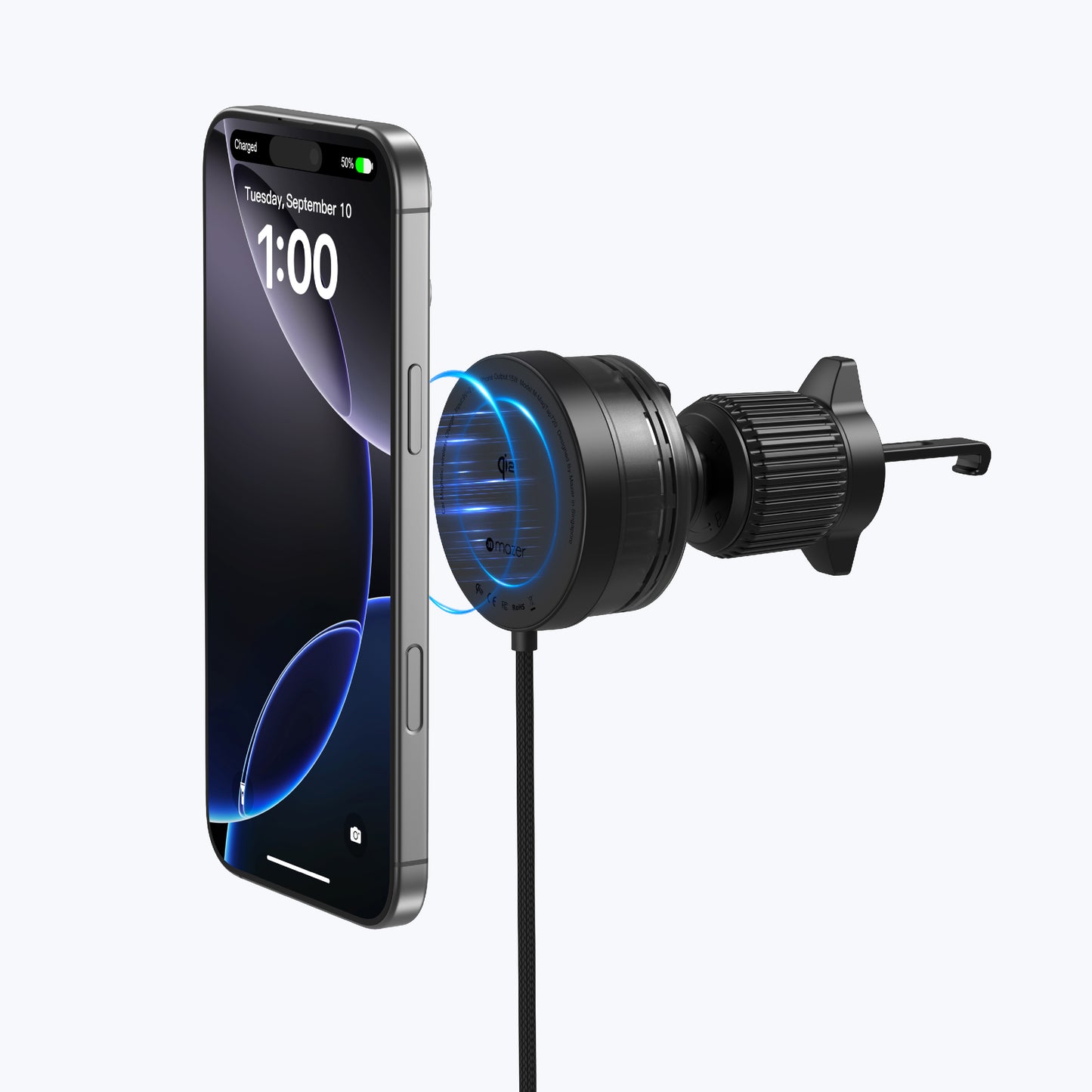 MapTap Pro 720 Qi2 Certified 15W Magnetic Wireless Charging Air-Vent