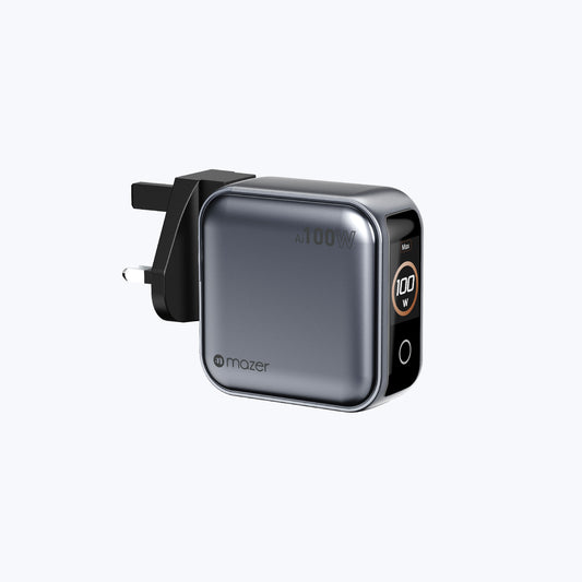 AiPrestigeGaN 100W GaN Wall Charger Ai Display (3 Ports)