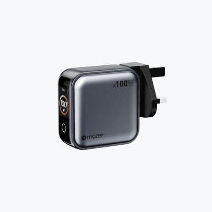 AiPrestigeGaN 100W GaN Wall Charger Ai Display (3 Ports)