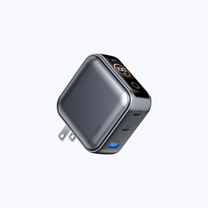 AiPrestigeGaN 100W GaN Wall Charger Ai Display (3 Ports)