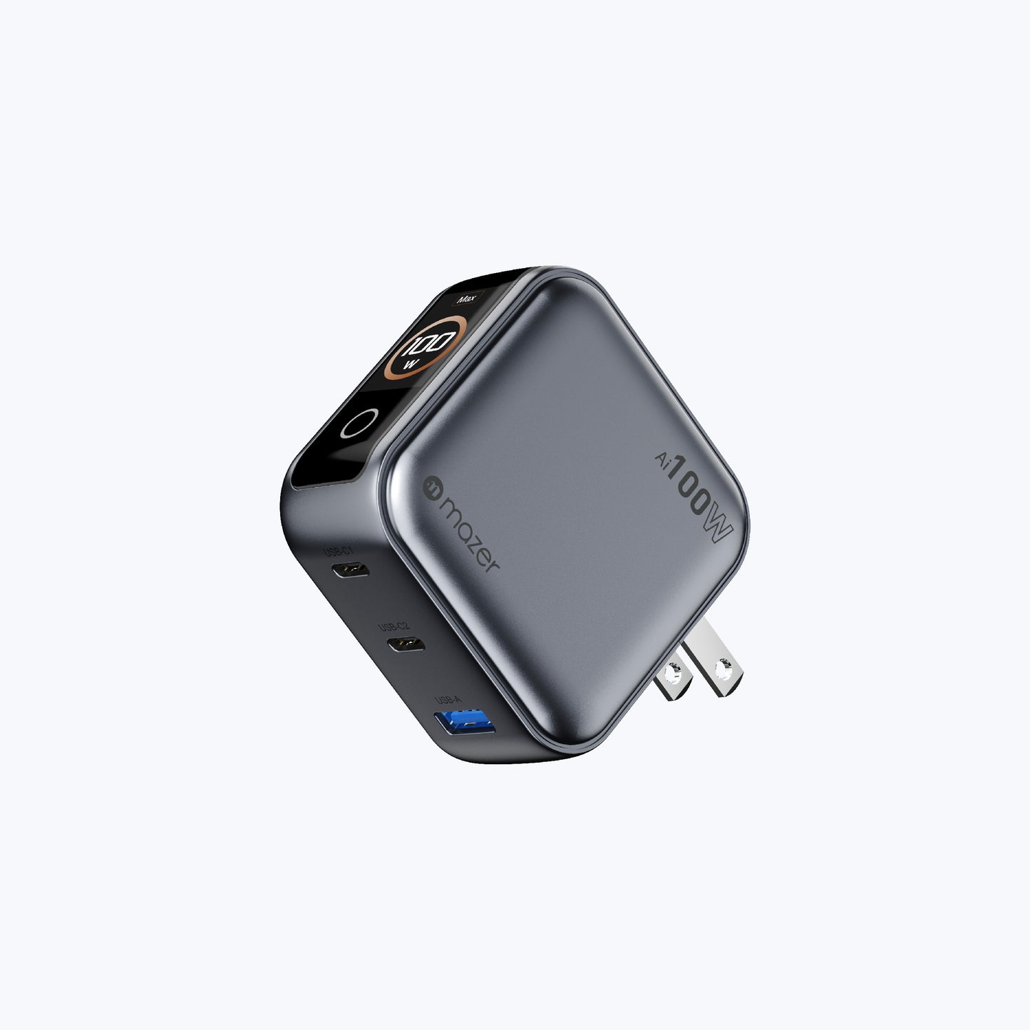 AiPrestigeGaN 100W GaN Wall Charger Ai Display (3 Ports)