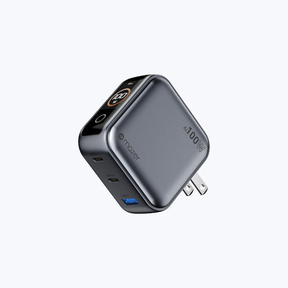 AiPrestigeGaN 100W GaN Wall Charger Ai Display (3 Ports)
