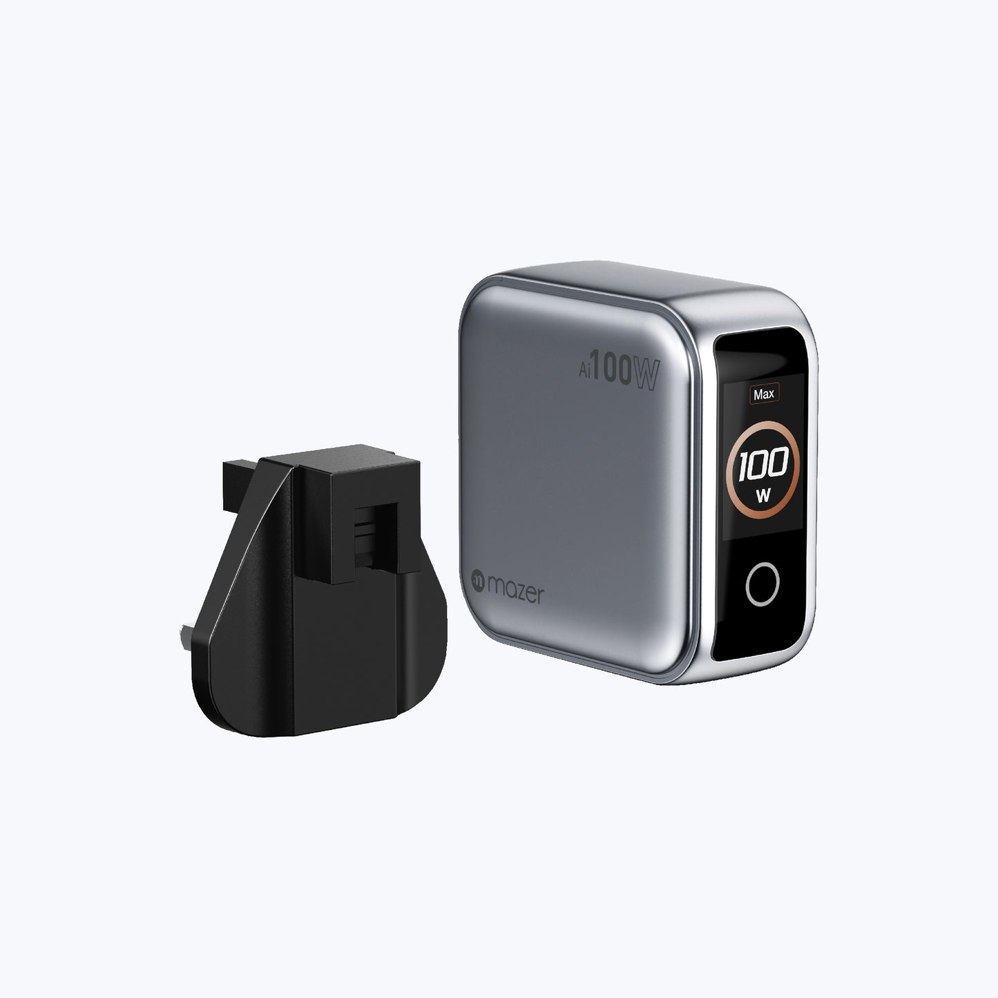 AiPrestigeGaN 100W GaN Wall Charger Ai Display (3 Ports)