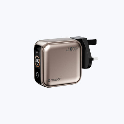 AiPrestigeGaN 100W GaN Wall Charger Ai Display (3 Ports)