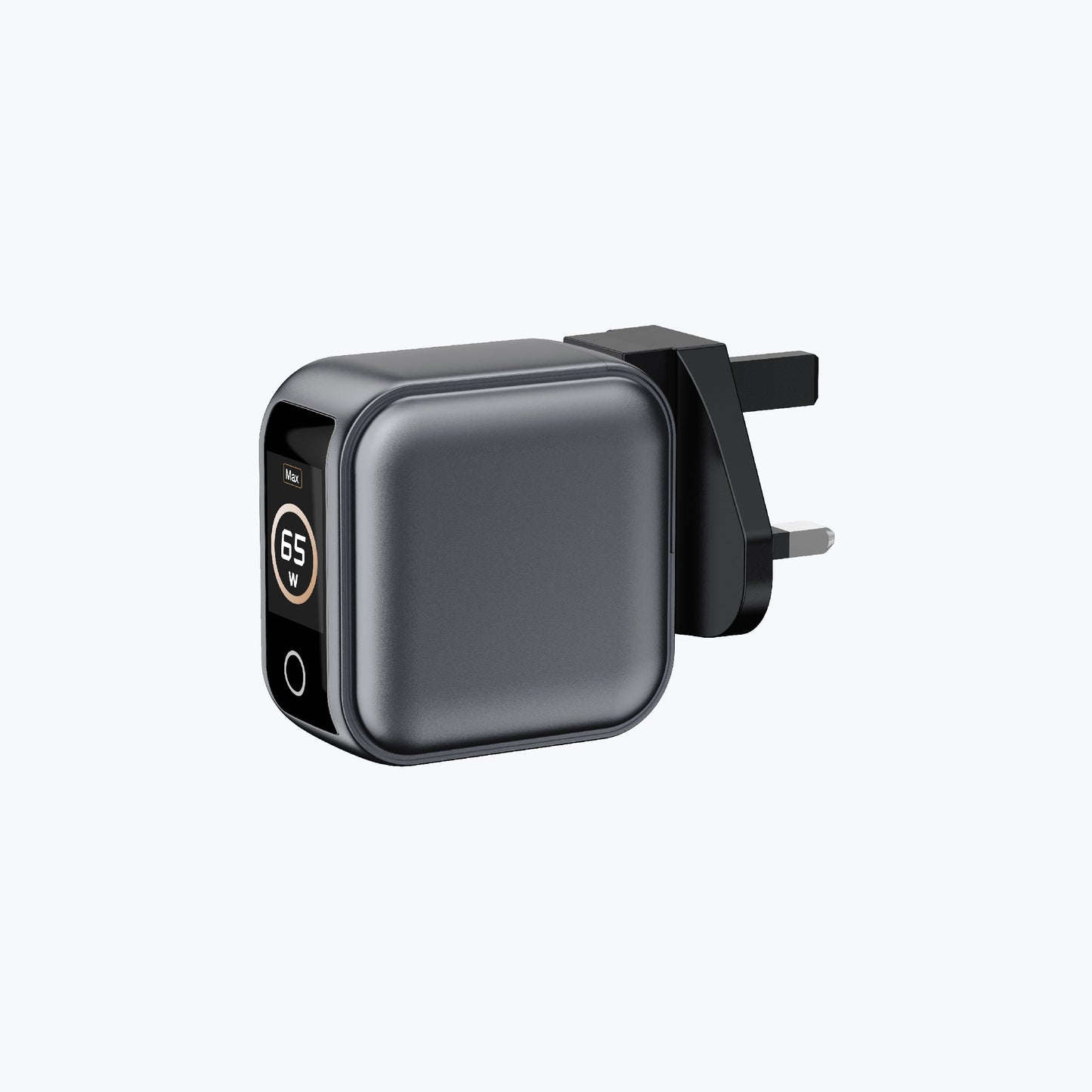 AiPrestigeGaN 65W Gan Wall Charger Ai Display (3 Ports)