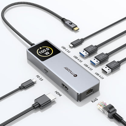 InfiniteHub Ai USB C Hub 7-In-1 with Smart Display