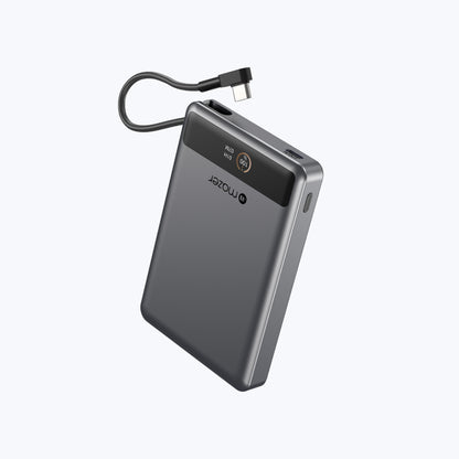 MagLink70 10,000 mAh Qi2 Certified 15W Magnetic Wireless Power Bank with Built in USB-C Cable (CCC Certified)