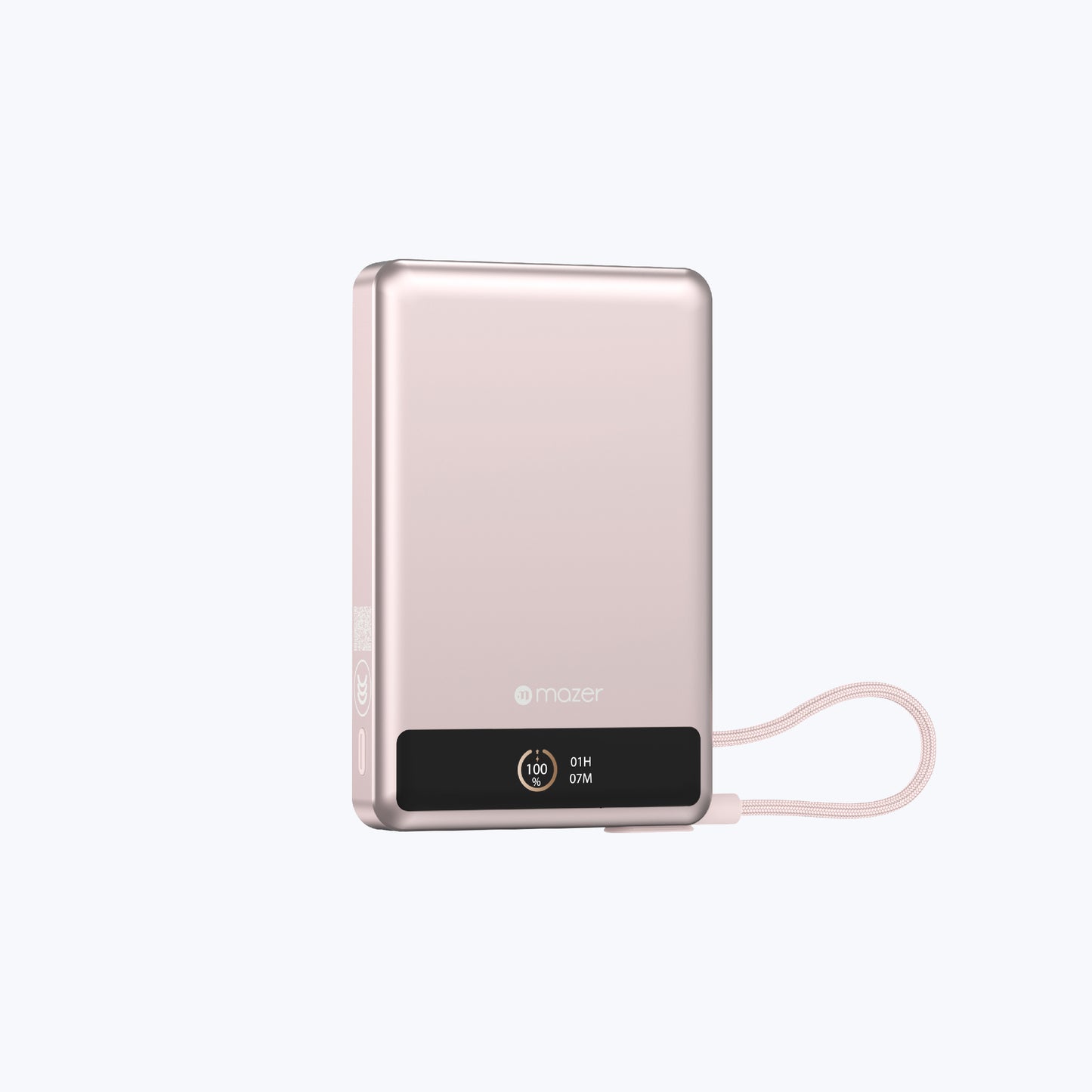 MagLink70 10,000 mAh Qi2 Certified 15W Magnetic Wireless Power Bank with Built in USB-C Cable (CCC Certified)