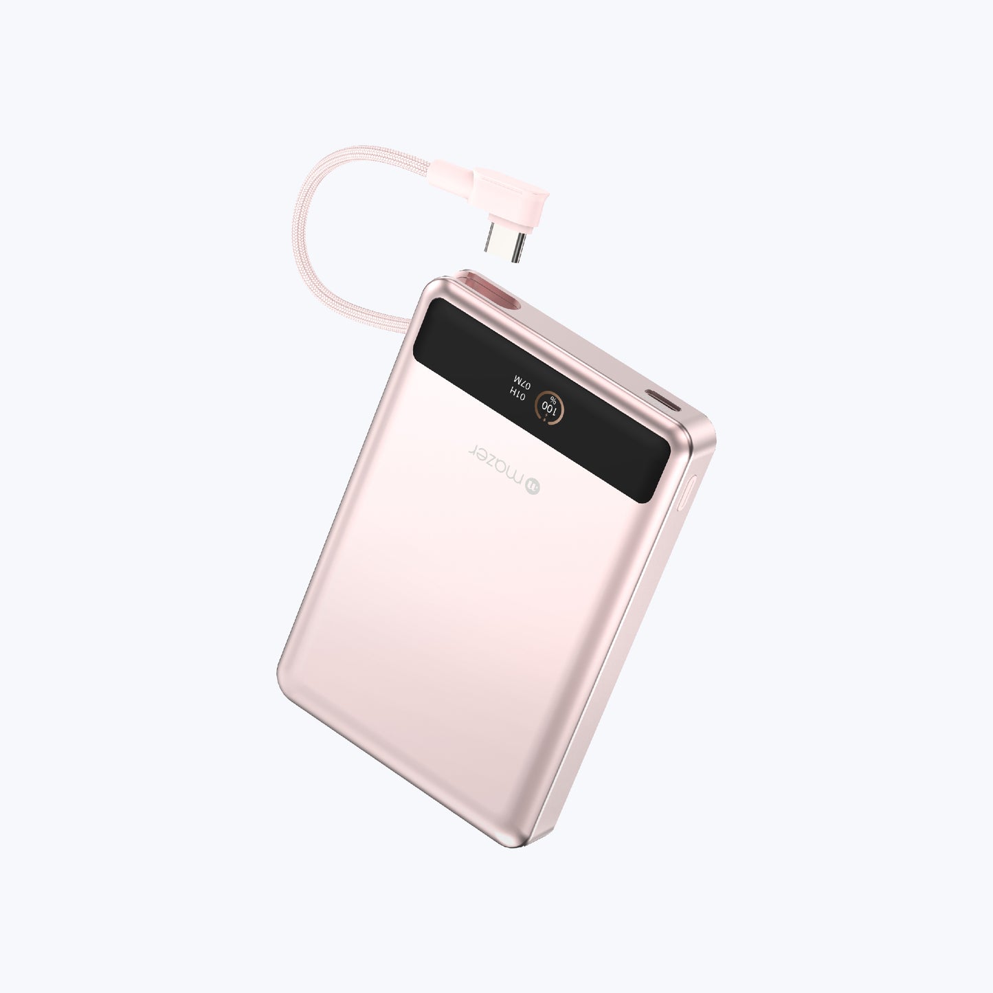 MagLink70 10,000 mAh Qi2 Certified 15W Magnetic Wireless Power Bank with Built in USB-C Cable (CCC Certified)