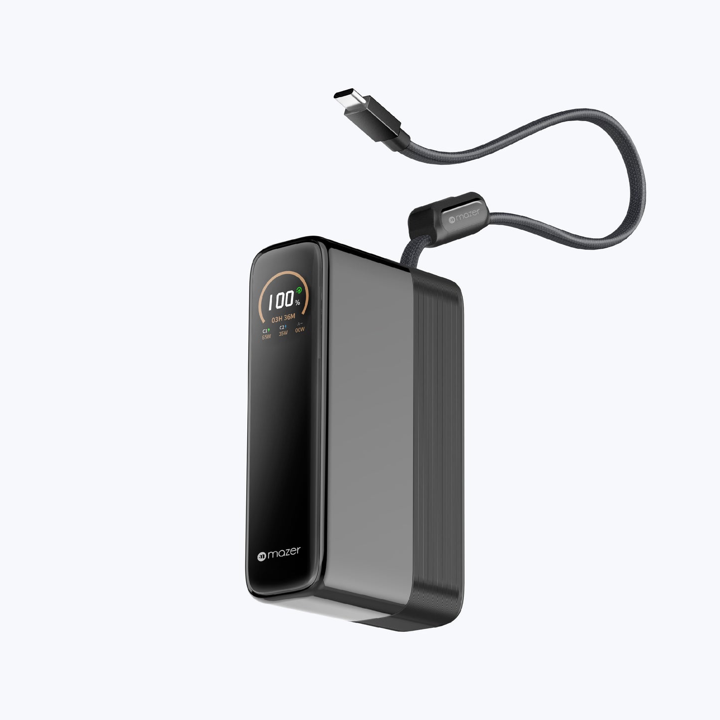 PowerCharge PD 130W 20,000 mAh (Built-in USB-C Cable) Laptop Power Bank (CCC Certified)