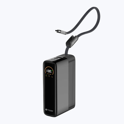 PowerCharge PD 130W 20,000 mAh (Built-in USB-C Cable) Laptop Power Bank (CCC Certified)