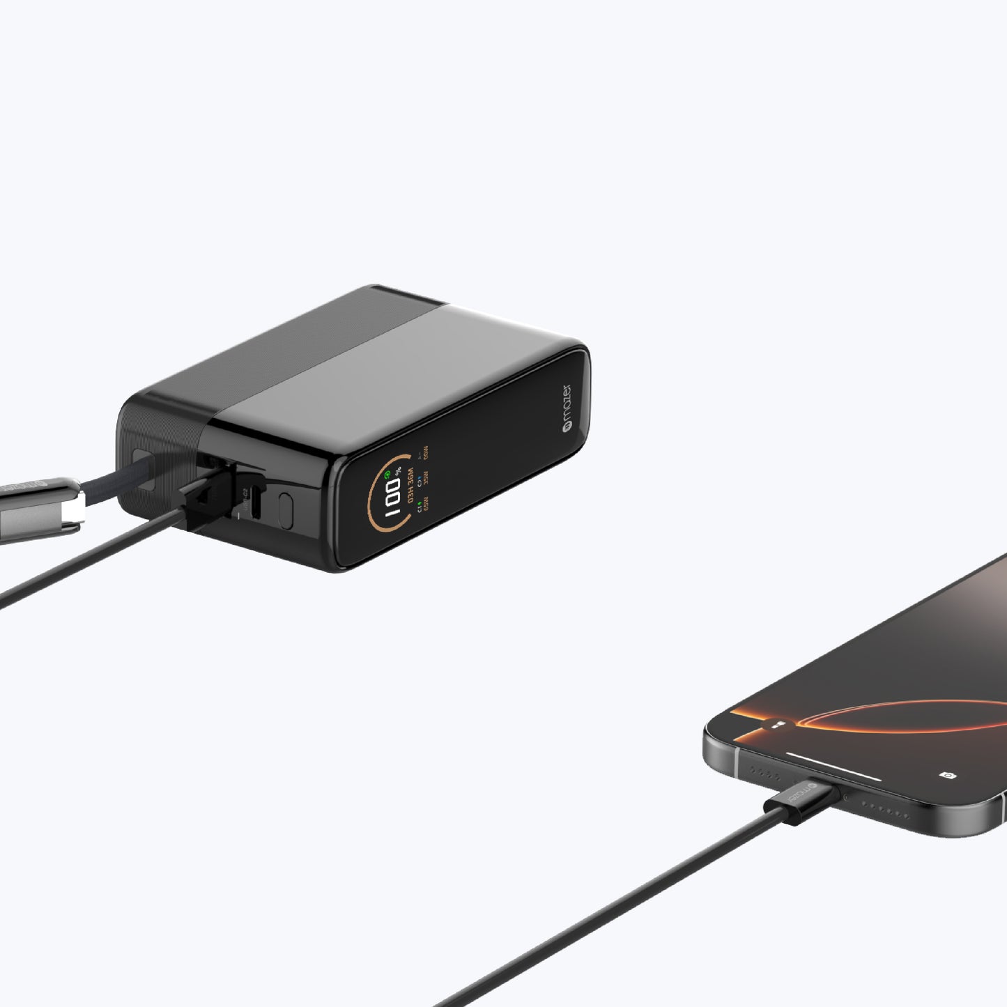 PowerCharge PD 130W 20,000 mAh (Built-in USB-C Cable) Laptop Power Bank (CCC Certified)