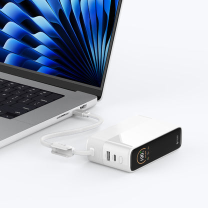 PowerCharge PD 130W 20,000 mAh (Built-in USB-C Cable) Laptop Power Bank (CCC Certified)