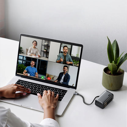 PowerCharge RLink 10,000 mAh PD45W (Built-in Retractable USB-C Cable) Power Bank (CCC Certified)