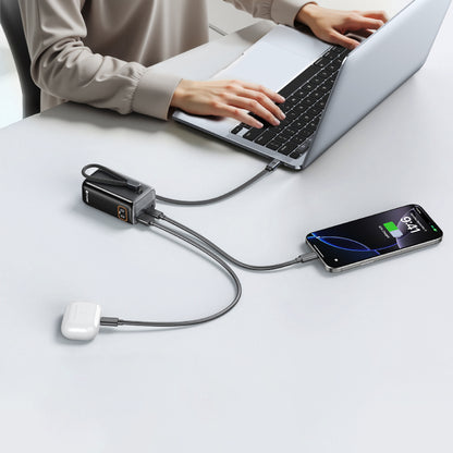 PowerCharge RLink 10,000 mAh PD45W (Built-in Retractable USB-C Cable) Power Bank (CCC Certified)